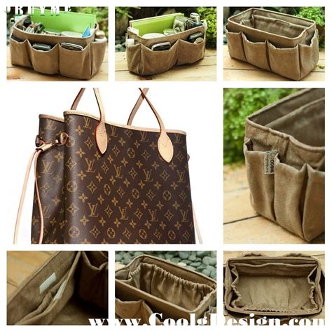 bag organizer insert for lv neverfull